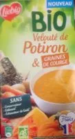 Mängden socker i bio velouté de potiron & graines de courge