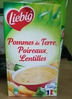Mängden socker i Soupe pomme de terre poireaux lentilles