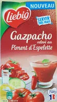 Mängden socker i Gazpacho relevé au piment d'Espelette