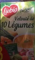 Mängden socker i Velouté de 10 legumes