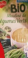 Mängden socker i Mouliné de légumes verts
