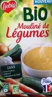 Mängden socker i Mouliné de legumes. Bio