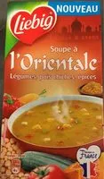 Mängden socker i Soupe a l'orientale