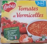 Mängden socker i Soupe tomates vermicelles