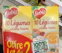 Mängden socker i Liebig 10 legumes