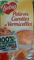 Mängden socker i Potiron carottes vermicelles
