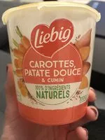 Mängden socker i Cup Carottes, Patate Douce & Cumin