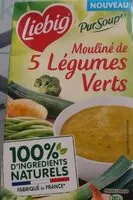 Mängden socker i Mouline de légumes verts