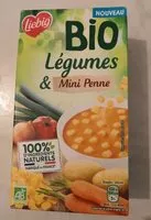 Mängden socker i Liebig soupe BIO Légumes et Mini Penne