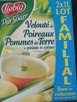 Mängden socker i PurSoup' - Velouté de Poireaux Pommes de Terre et pointe de crème