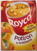 Mängden socker i Potiron & croûtons