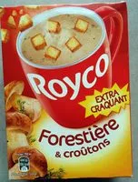 Mängden socker i Forestière & croûtons