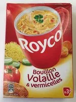 Mängden socker i Bouillon volaille &vermicelles