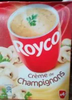 Mängden socker i Crème de champignons