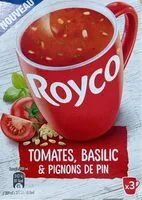 Mängden socker i Tomates, Basilic & Pignons de Pin