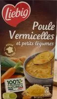 Mängden socker i Poule Vermicelles et petits légumes