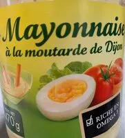 Mängden socker i Mayonnaise a la moutarde de dijon
