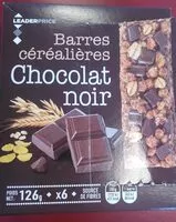 Mängden socker i Barres céréalières Chocolat noir