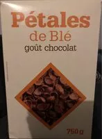 Mängden socker i Pétales de blé goût chocolat