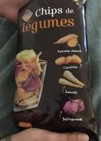 Mängden socker i Chips de legumes