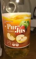 Mängden socker i Pur jus de pomme