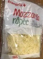 Mängden socker i Mozzarella râpée