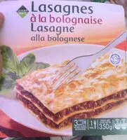 Mängden socker i Lasagne bolognaise