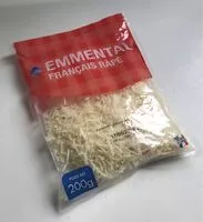 Mängden socker i Emmental Francais Rapé