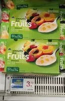 Mängden socker i Yaourts aux fruits