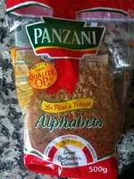 Mängden socker i Panzani alphabets 500g