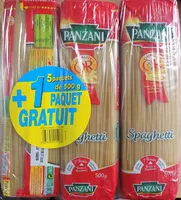 Mängden socker i Spaghetti (Lot de 5 paquets de 500 g + 1 Gratuit)