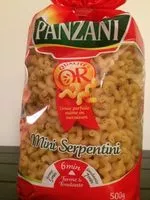 Mängden socker i Panzani mini serpentini 500g