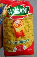 Mängden socker i Panzani coquillages 500g