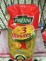 Mängden socker i Panzani penne rigate 3 minutes 500g
