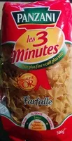 Mängden socker i Panzani farfalles 3 minutes 500g