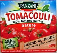 Mängden socker i Tomacouli 100% Tomates Fraîches nature