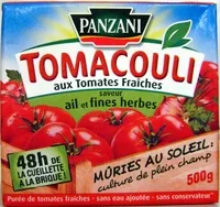 Mängden socker i Tomacouli aux Tomates Fraîches saveur ail et fines herbes 500 g