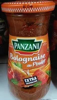 Mängden socker i Panzani - spf - sauce bolognaise poulet 400g