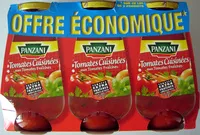 Mängden socker i Sauce tomates cuisinées aux tomates fraîches (lot de 3 x 400 g) Panzani