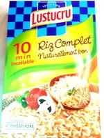 Mängden socker i Lustucru riz complet vrac