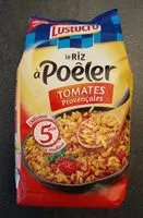 Mängden socker i Lustucru riz a poeler tomates