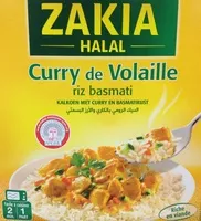 Mängden socker i Curry de Volaille riz basmati - Halal