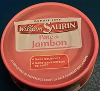 Mängden socker i Pâté de jambon
