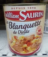 Mängden socker i La Blanquette de Dinde