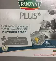 Mängden socker i Panzani plus puree complete micro granulee rehydratable a froid 5kg