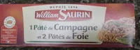Mängden socker i 1 Pâté de Campagne et 2 Pâtés de Foie