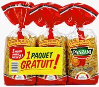 Mängden socker i Panzani Penne Rigate 2x500g +1 Paquet Gratuit