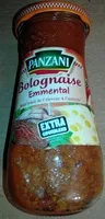 Mängden socker i Bolognaise emmental (sauce)