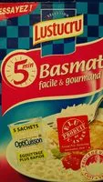 Mängden socker i Lustucru riz basmati 5 min sachets 450g (5x90g)