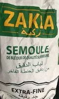 Mängden socker i Zakia semoule extra fine 5kg